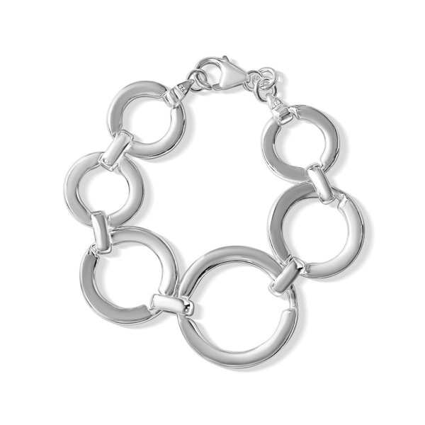 Bijoux Silver Bold Ring Bracelet