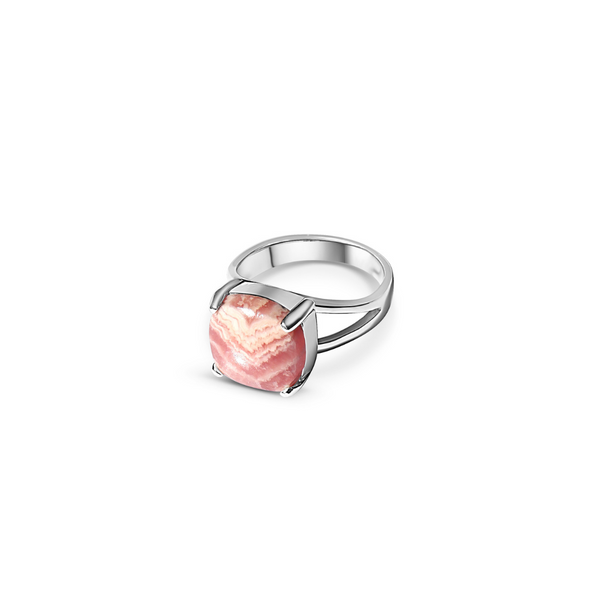 La Stele Rhodochrosite Square Ring