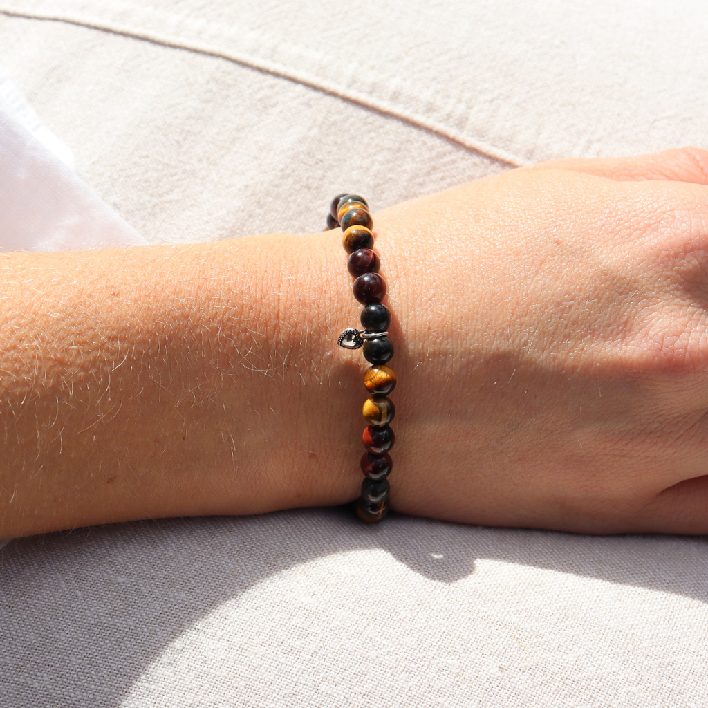 La Pierre Tiger's Eye Stretchy Bracelet