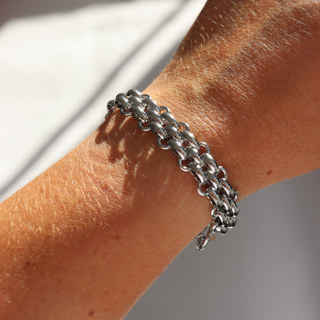 Steel Me Cici Silver Fob Bracelet