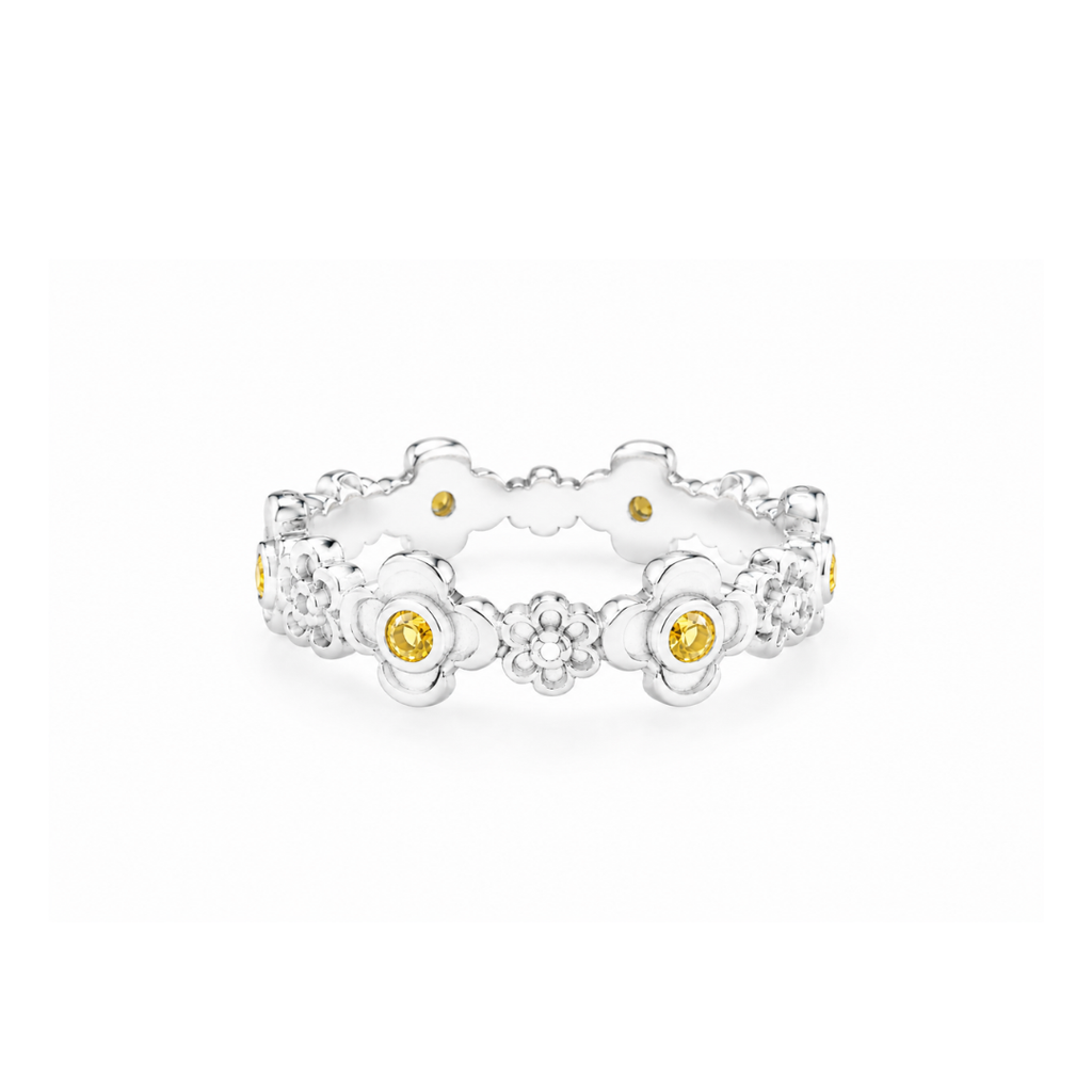 Bijoux Dahlia Citrine Ring