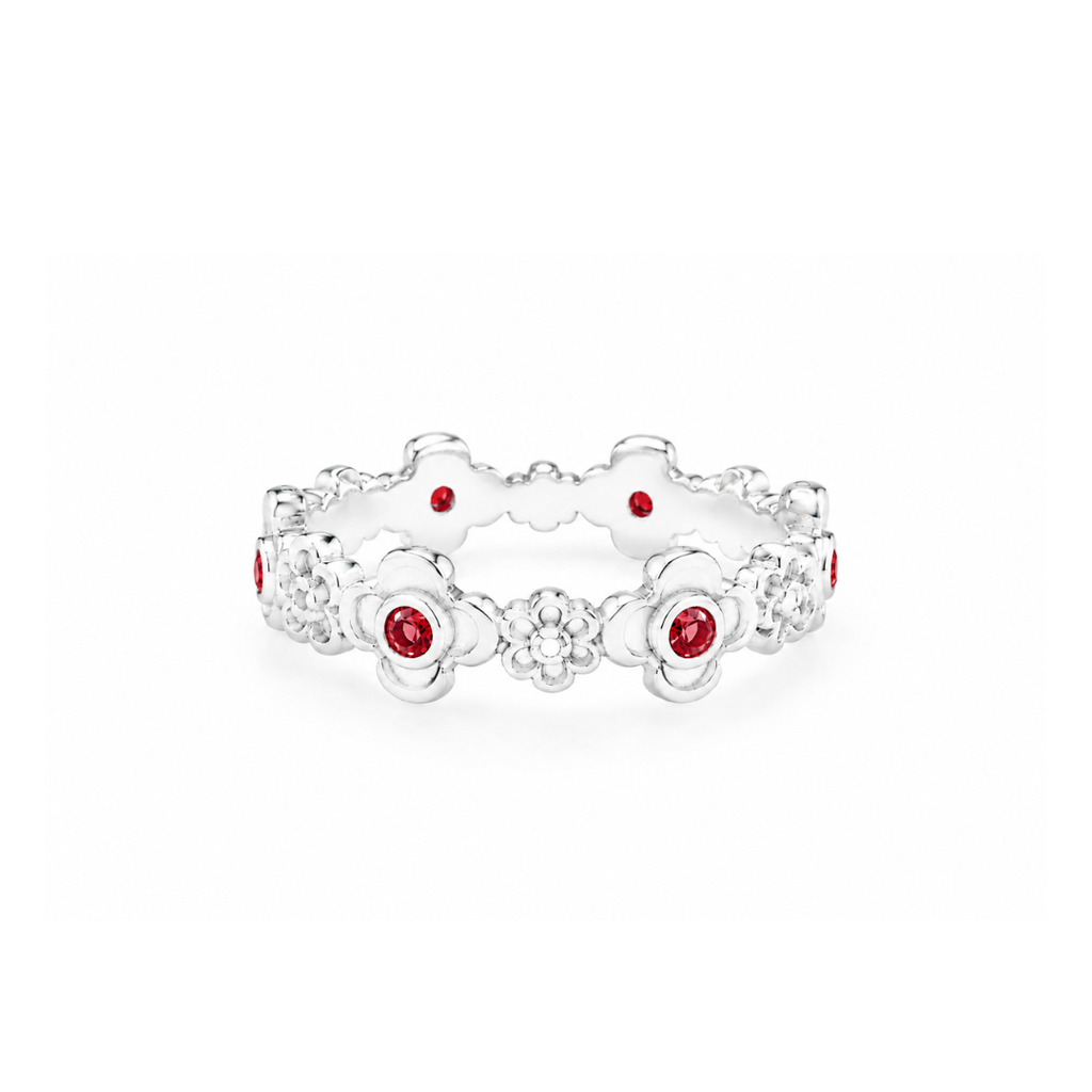 Bijoux Dahlia Garnet Ring