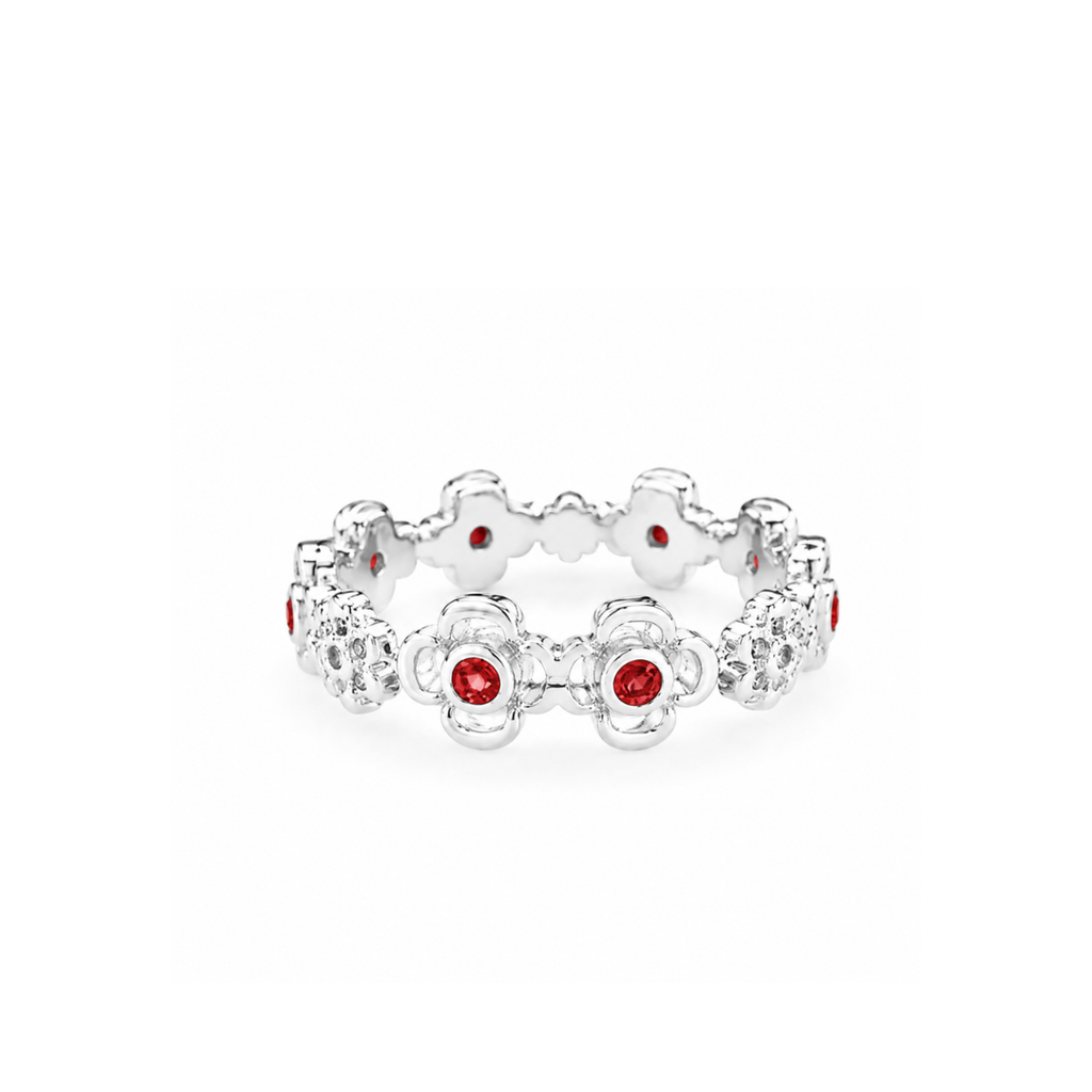 Bijoux Dahlia Garnet Ring