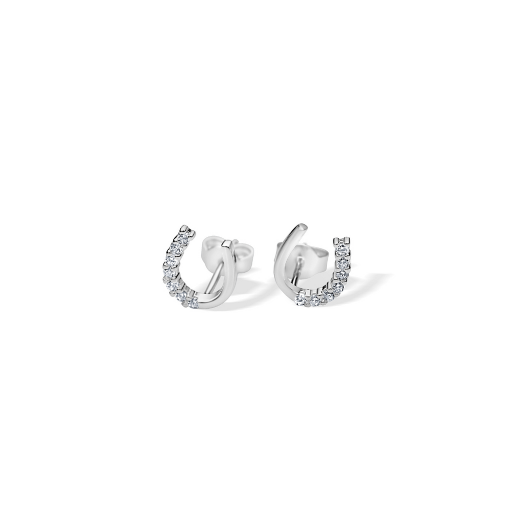 Breeze Sparkle Horseshoe Earrings