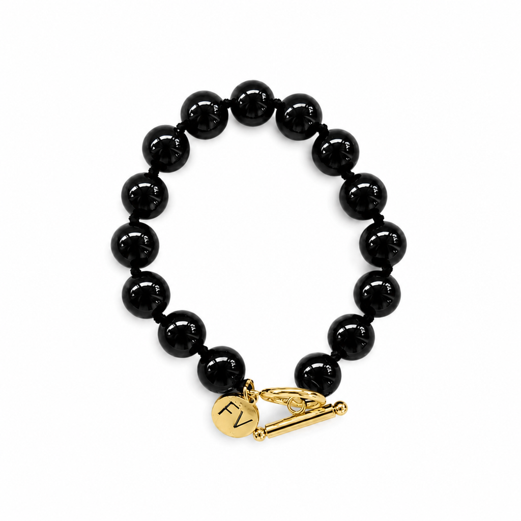 Black Onyx Polished Bracelet