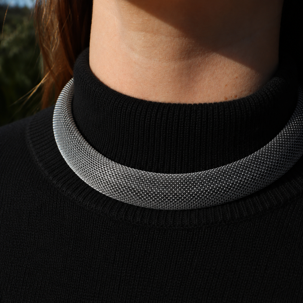 Steel Me Silver Cici Necklace