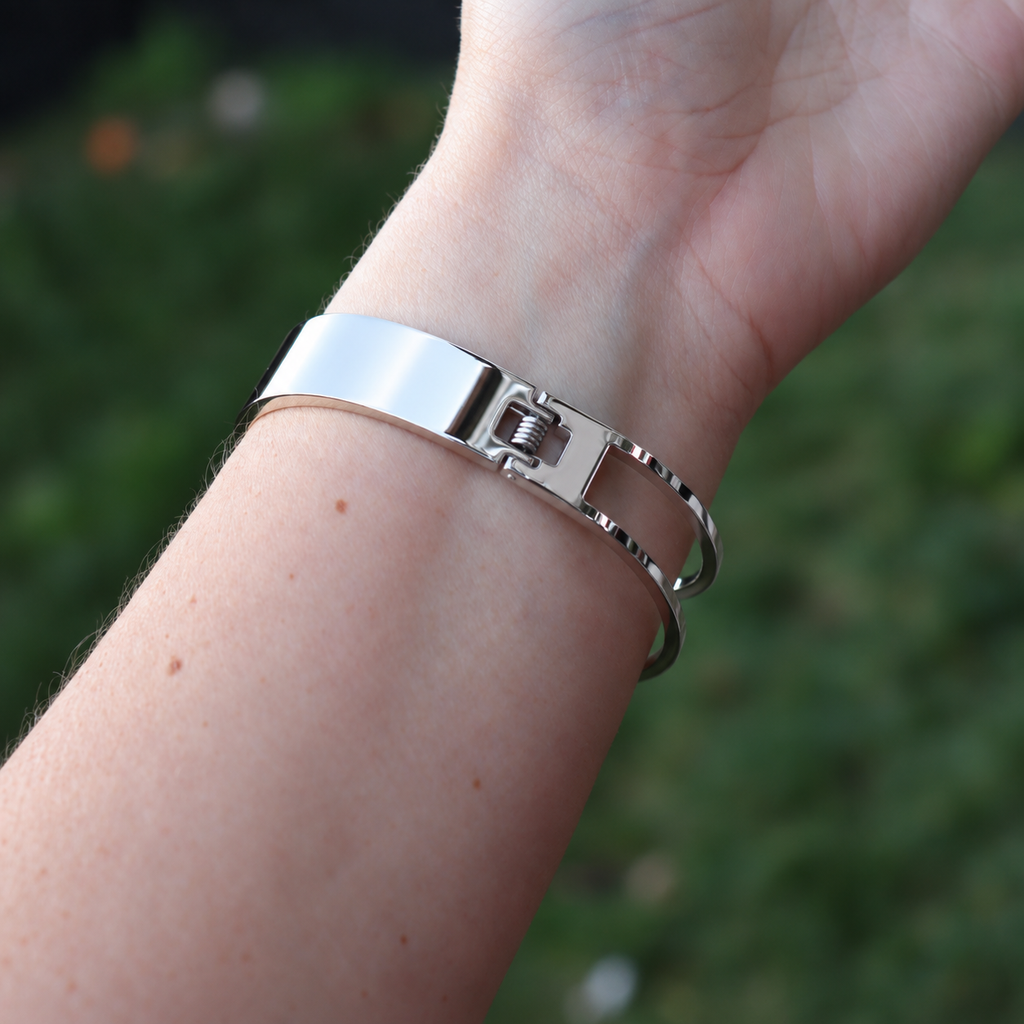 Steel Me Silver Polar Cuff