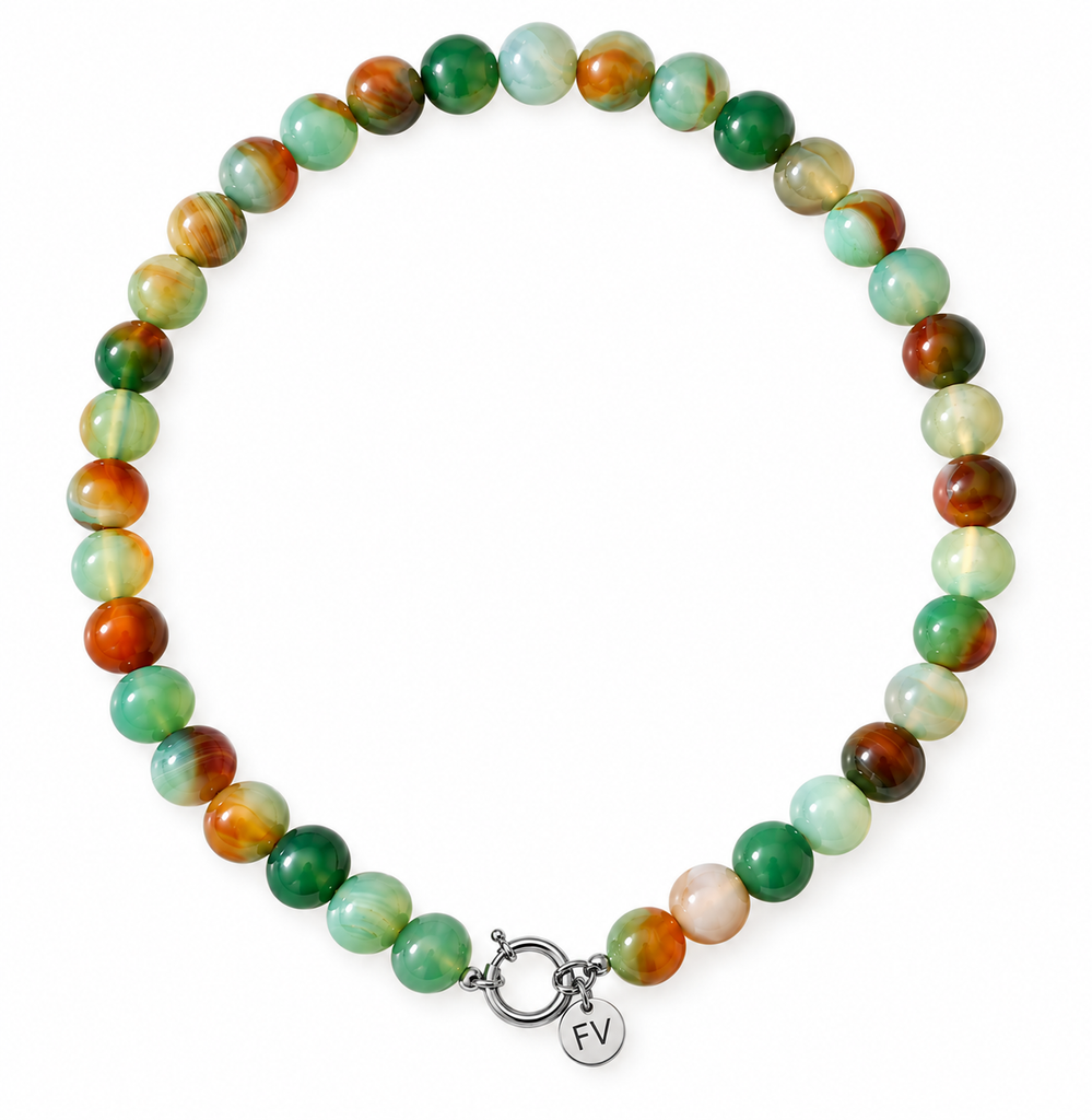 Club Paris Mint Stone Necklace