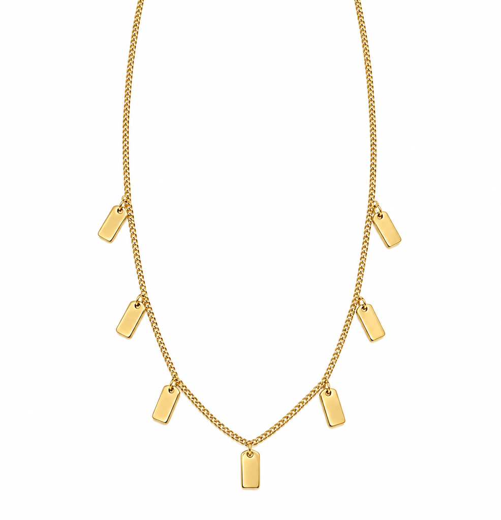 Steel Me Yellow Gold Josie Necklace