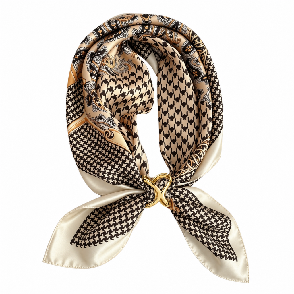 Gold X Scarf Ring