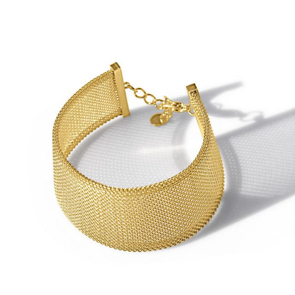 Steel Me Gold Cici Chain Bracelet