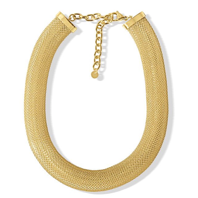 Steel Me Gold Cici Necklace