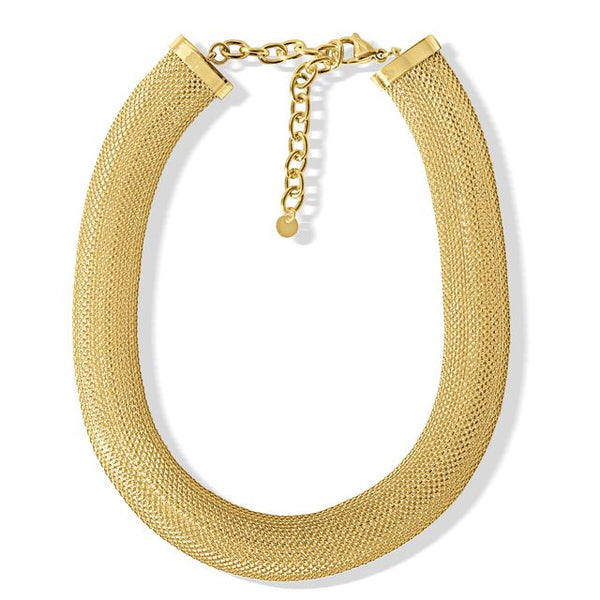 Steel Me Gold Cici Necklace