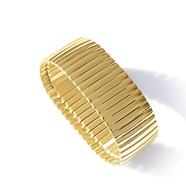 Steel Me Gold Cici Stretch Bracelet