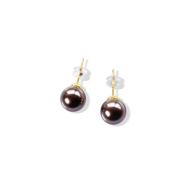 Perle Regular Mocha Pearl Studs