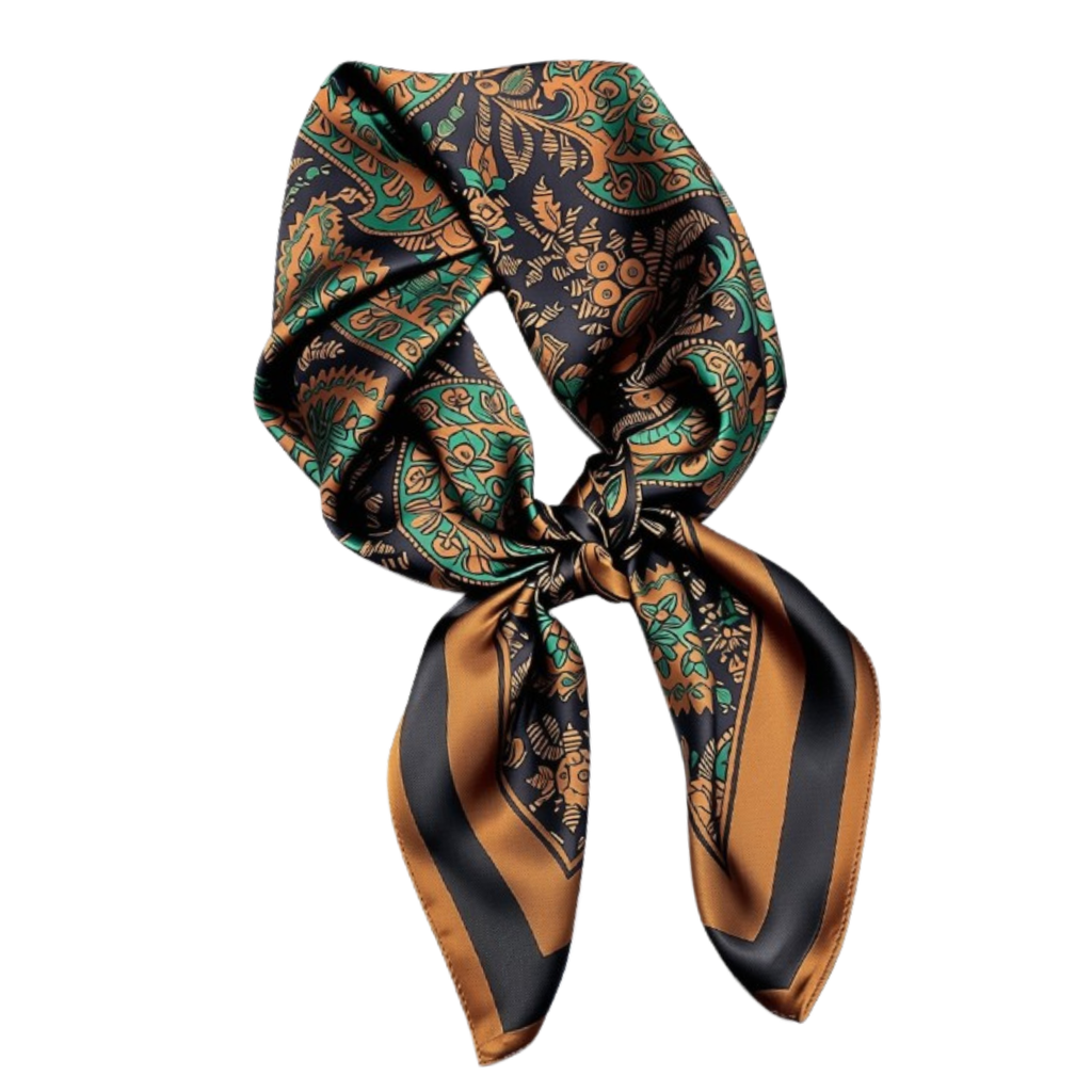 CARTER Earthy Paisley Scarf
