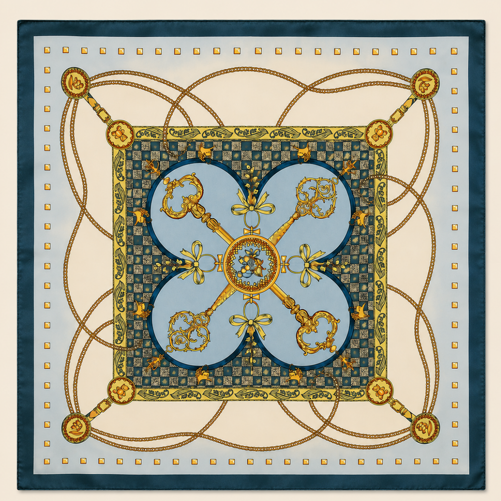 CARTER Golden Key Scarf
