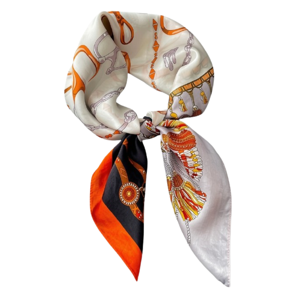 CARTER Equestrian Tassel & Bit Scarf