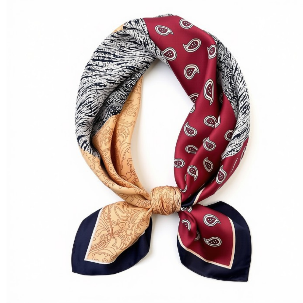 CARTER Red Drop Scarf