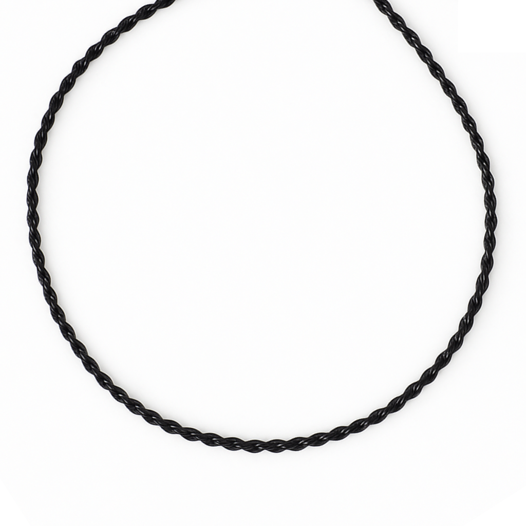 Steel Me Black Rope Chain