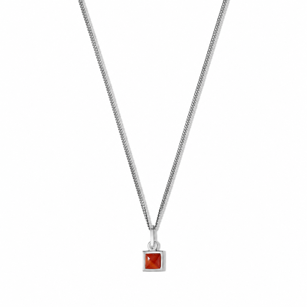 La Stèle Carnelian Petite Necklace