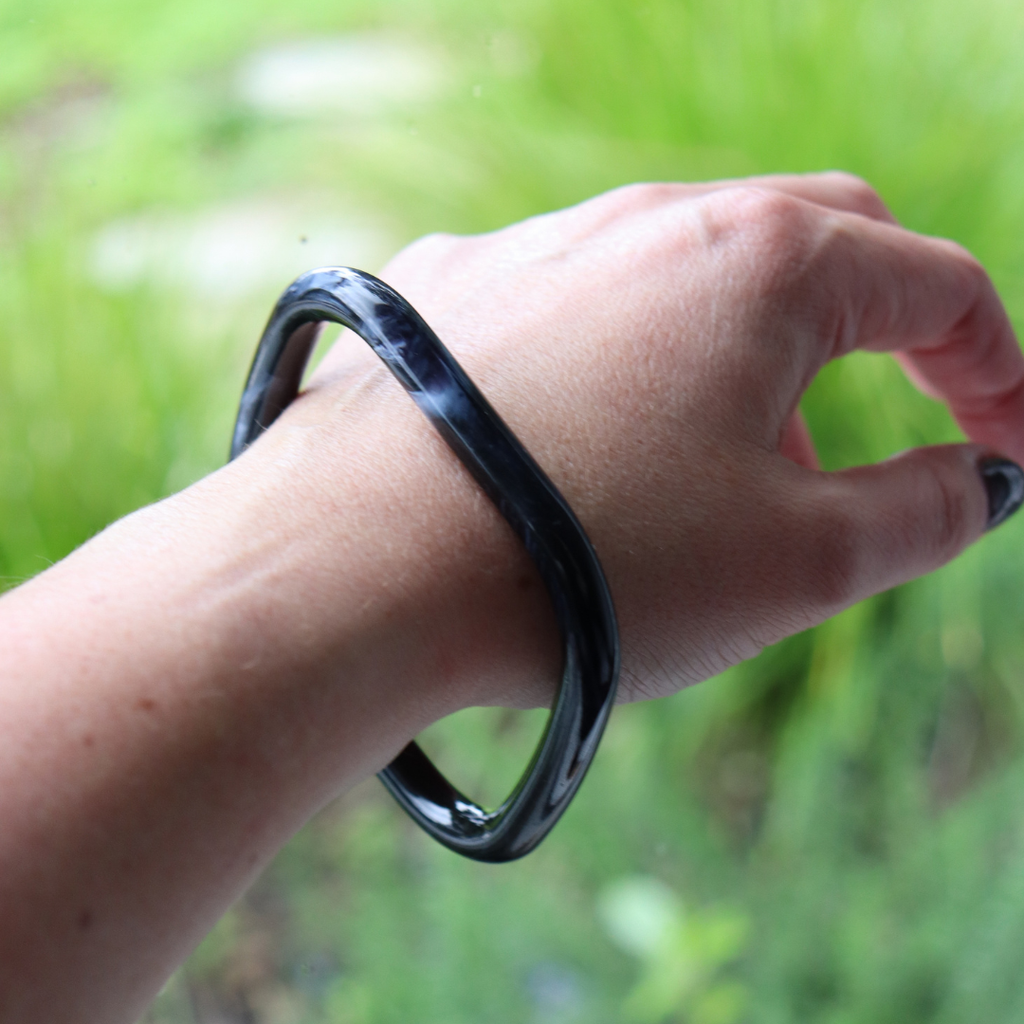 Club Paris Black Bangle