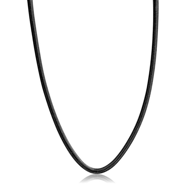 Steel Me Black Snake Chain