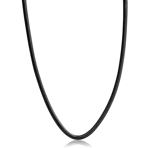 Steel Me Black Snake Chain