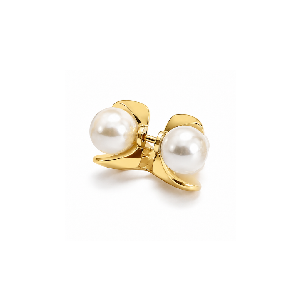 Yellow Gold Pearl Scarf Ring
