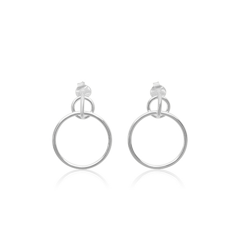 Bijoux Double Ring Earrings