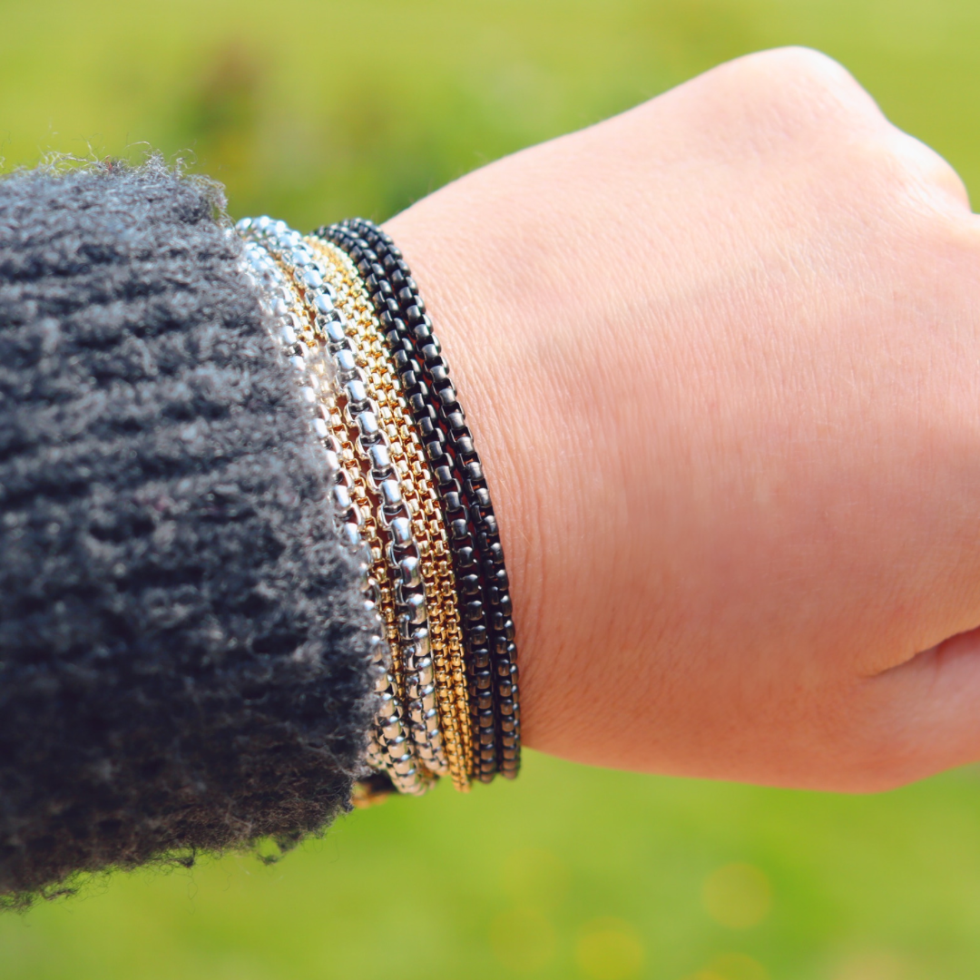 Multi Chain Bracelet. Bold Beautiful NZ Designed FV Jewellery