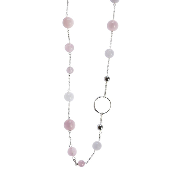 La Pierre Rose Quartz Short Necklace