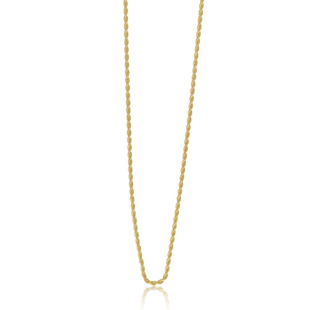 Fine Rope Chain Gold Rope Chain - Affordable Essentials | FV Jewellery - Fabuleux Vous ...