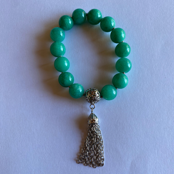 Colours of Fabulous Comfrey Tassel Bracelet