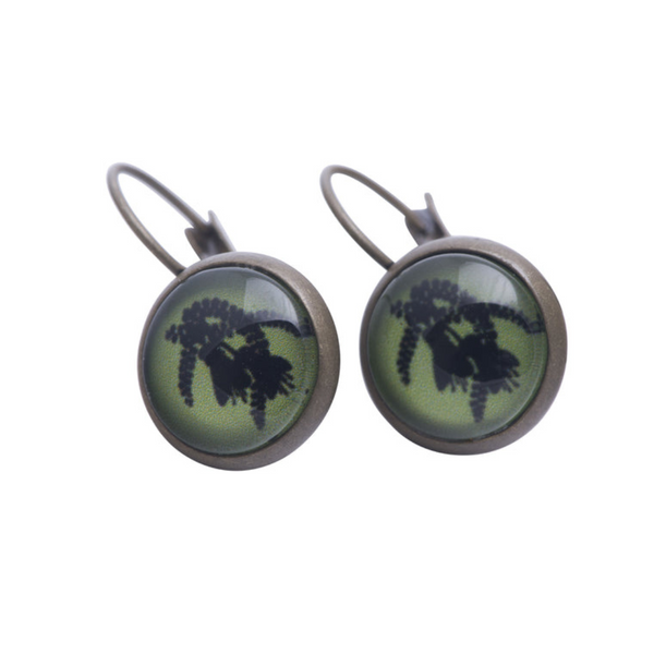 New Zealand made jewellery, New Zealand jewellery, New Zealand icons, hand made jewellery, local jewellery, beautiful jewellery, handmade in New Zealand, nz jewellery, nz designer, nz made, local business, family business, small nz business, kowhai earrings, black kowhai, green kowhai, nz flowers, nz plants, native plants, floral earrings