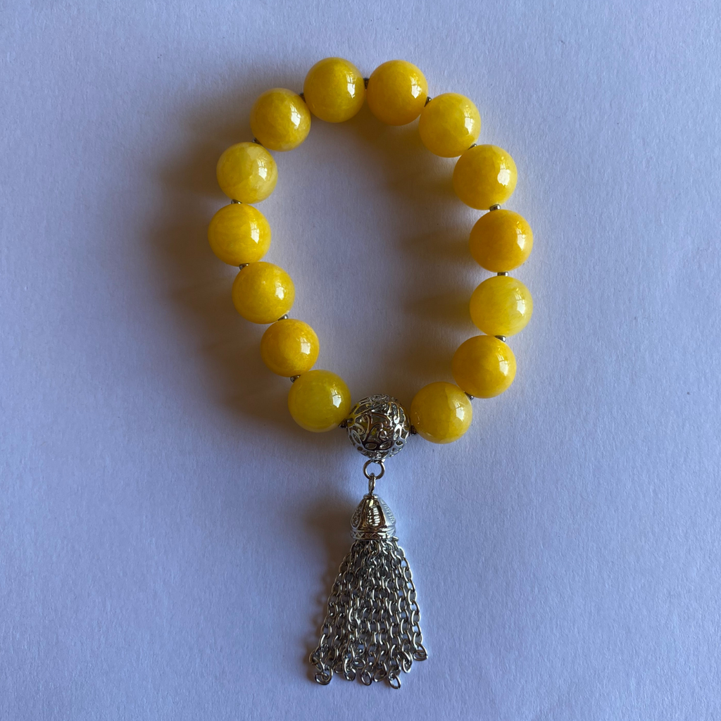 Colours of Fabulous Freesia Tassel Bracelet