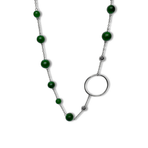 Verre Green Necklace