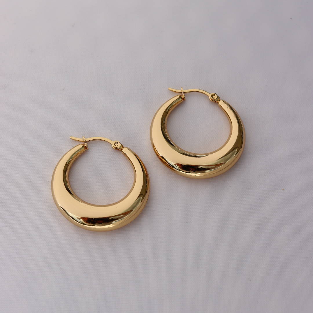 Designer hoop 2025 earrings gold
