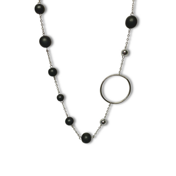 Verre Black Necklace