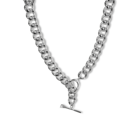 Breeze Fob Chain Necklace with Stirrup and Nail