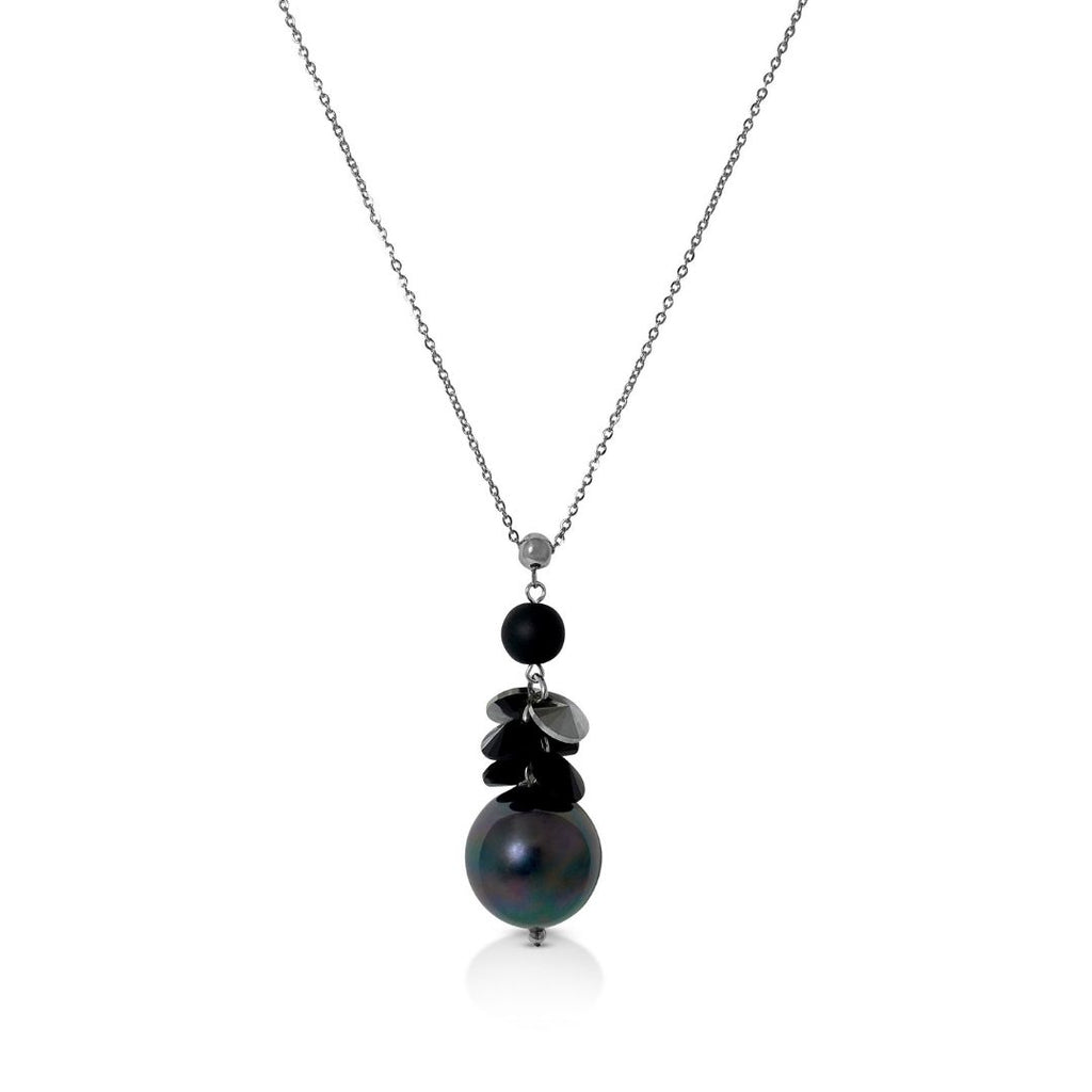 Perle Black Necklace