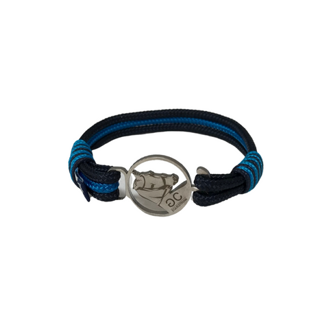 Breeze Black & Blue Rope Bracelet