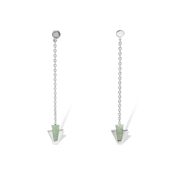 amazonite, amazonite earrings, large earrings, earrings, amazonite large earrings, sterling silver earrings, sterling silver jewellery, precious stone jewellery, turquoise jewellery, beautiful jewellery, fashion jewellery, nz jewellery, local business, female owned, high quality beautiful jewellery,