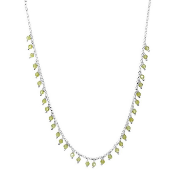 peridot necklace, peridot green necklace, necklace, womens necklace, womens jewellery, peridot jewellery, green peridot jewellery, peridot cluster, peridot and sterling silver womens necklace, well made jewellery, high quality jewellery, new zealand jewellery, beautiful jewellery, free shipping nz wide, free gift wrapping, women in business, earrings for women, short necklace, short peridot necklace