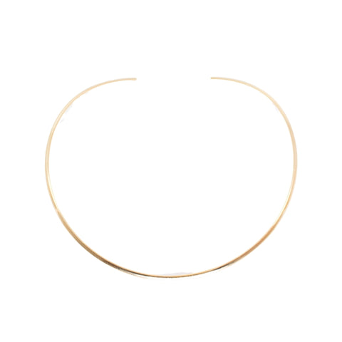 La Vie Circle Choker Necklace Yellow Gold