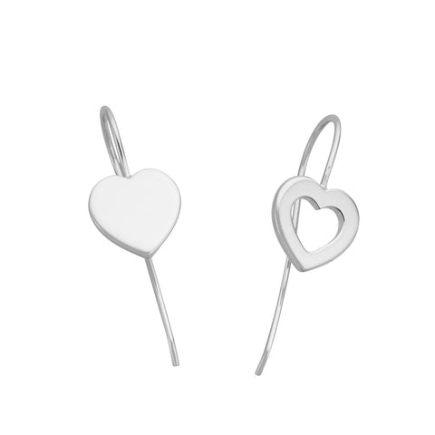 sterling silver earrings, silver earrings, earrings, heart earrings, fashion earrings, hearts, heart, sterling silver, jewellery, gifts, love goes round, valentines, valentines day, gifts for her, present, sterling silver jewellery, nz designer, designed in nz, nz designer jewellery, high quality