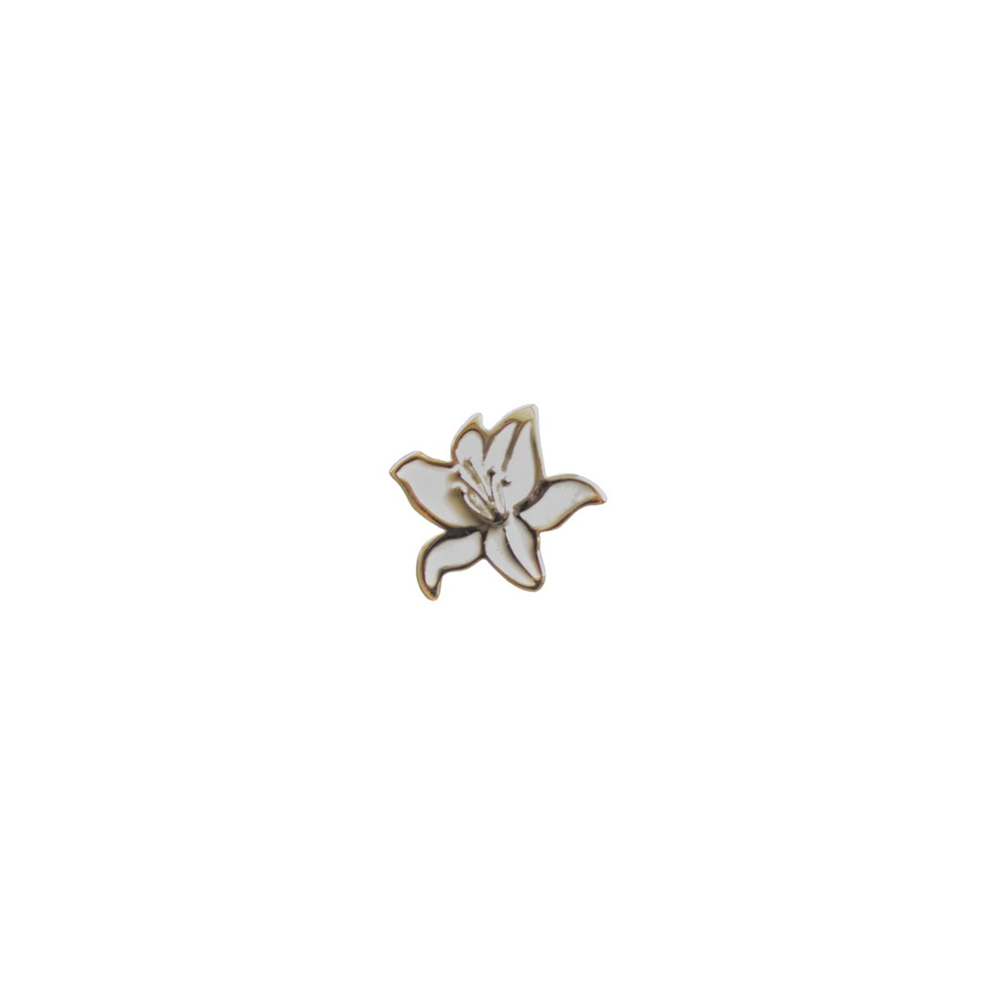 lily white hospital Southland Charity Hospital Lily Lapel Pin