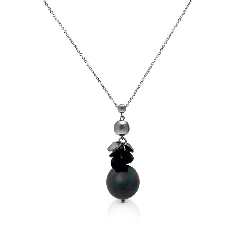 Perle Black & Silver Necklace