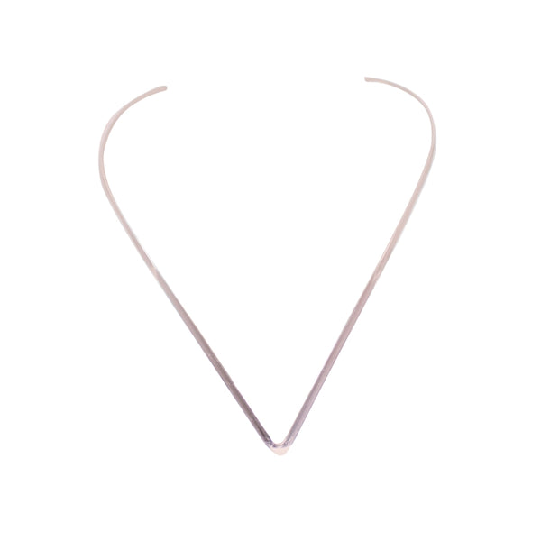 La Vie V Choker Necklace Rose Gold