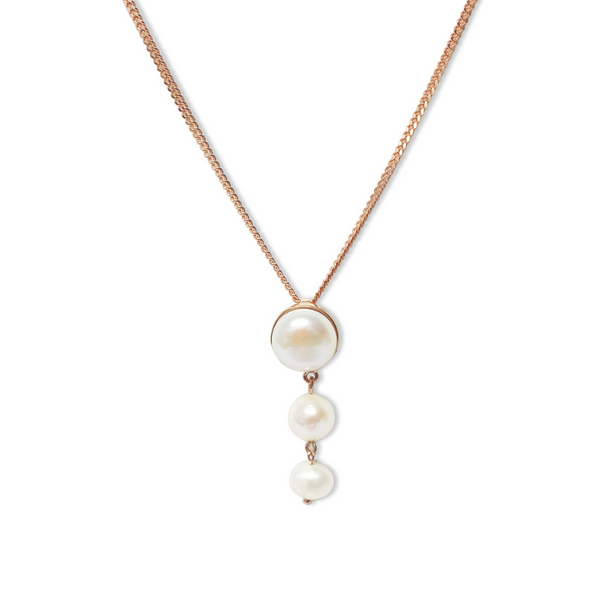 pearl necklace, pearl pendant, pearl jewellery, pearl necklace, high quality jewellery, jewellery for her, gifts for her, special jewellery, gifts for mum, beautiful jewellery, nz jewellery, designer jewellery, nz business, female owned business, rose gold necklace, rose gold and pearls, rose gold, rose gold jewellery